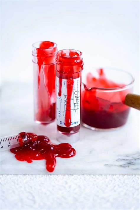 how make fake blood for clothes|liquid that looks like blood.